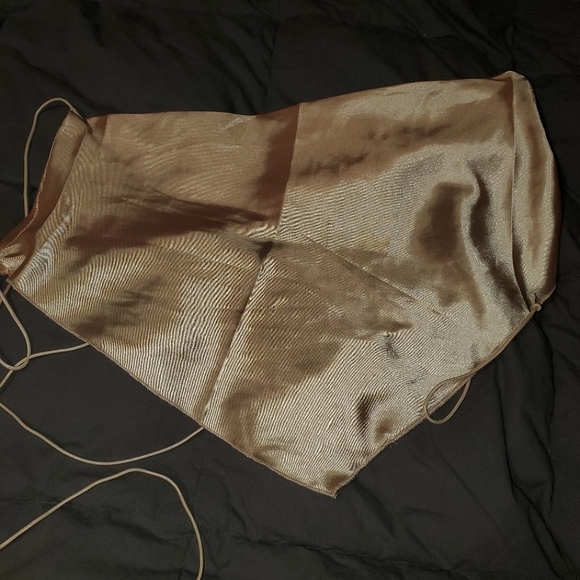 𝅺shein tie back hanky hem cami top - Picture 1 of 5